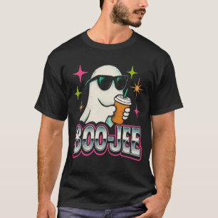 T-shirt Boo-jee Bootleg Retro Ghost Halloween Design