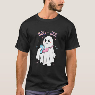 T-shirt BOO-JEE Éffrayant Ghost Halloween Costume Design