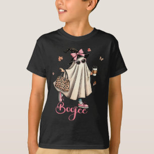 T-shirt Boo Jee Ghost Boire Café Coquette Bow Hallowe