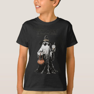 T-shirt Boo-Jee & Réservation Pleine Rétro Fantôme Hallowe
