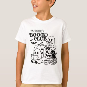 T-shirt Boo(k) Club Halloween Ghosts Lecture Book