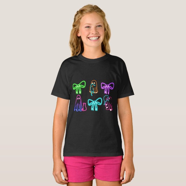 T-shirt Boo! loves her cat (Devant entier)