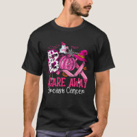 Boo Scare Away Breast Cancer Rose Ribbon Spider Ha