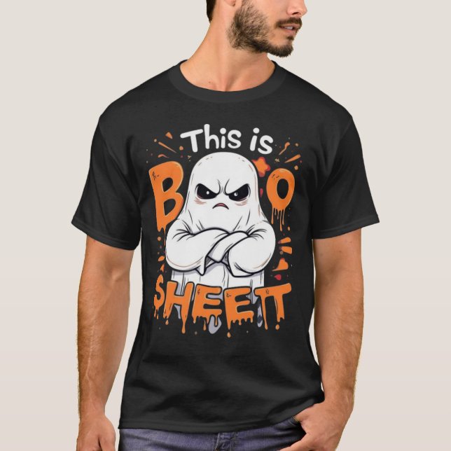 T-SHIRT BOO SHEET NOUVEAU CONCEPTEUR DE MODE TEL (Devant)