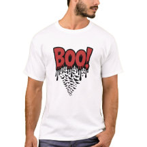 BOO ! Texte d'horreur rouge dégoulinant – Hallowee