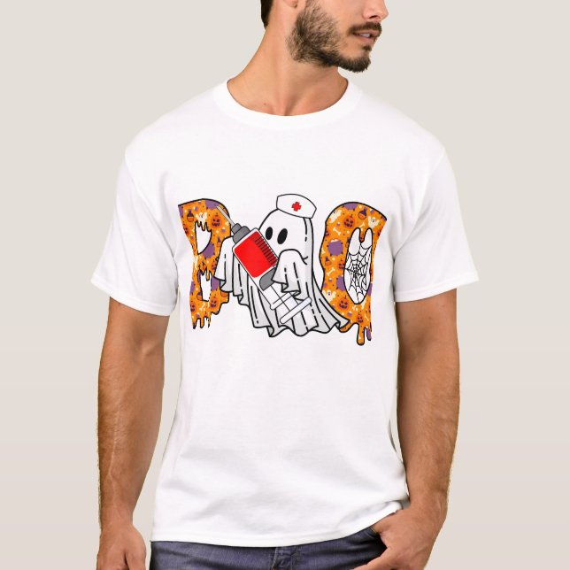T-shirt Boo-tiful Éffrayant || Halloween (Devant)