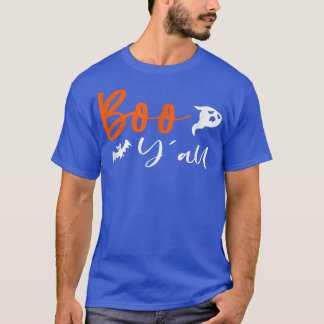 T-shirt Boo Y'all Fantômes Scary sorcière Citrouille Funny