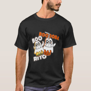 T-shirt Booba Boo Rito Kawai Boba Tea Burrito à l'intérieu