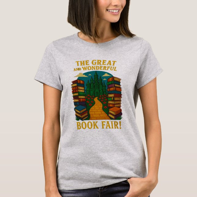 T-shirt Book Fair Yellow Brick Road (Devant)