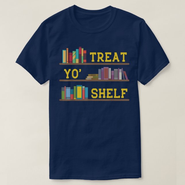T-shirt Book Library Librarian a bookworm book lover  (Design devant)