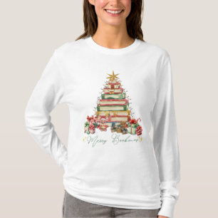 T-shirt Book Lover Joyeux Noël
