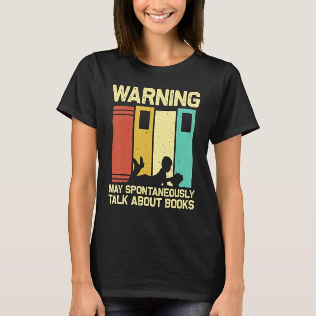 T-shirt Book  Men Women Reading Readers Librarian (Devant)