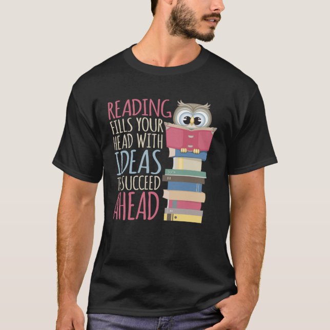 T-shirt Book Nerd Library & Librarian Reading Book Bookwor (Devant)