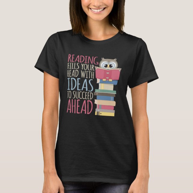 T-shirt Book Nerd Library & Librarian Reading Book Bookwor (Devant)