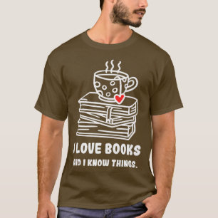 T-shirt Book Worm Reading Club Professeur Bibliothécaire