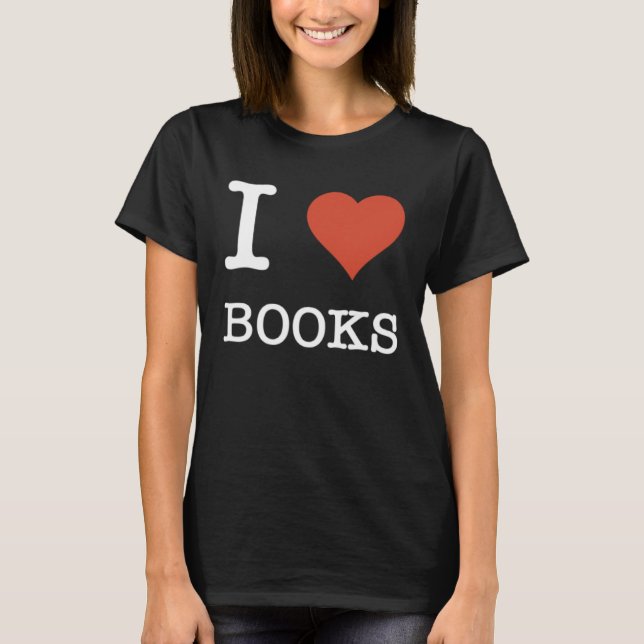 T-shirt books reading library bookworm book  1 (Devant)