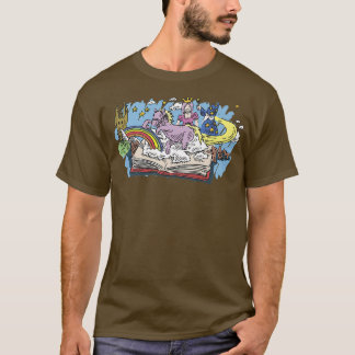 T-shirt Bookworm Avid ReaderFairy Tale Imaginaire Book Rea