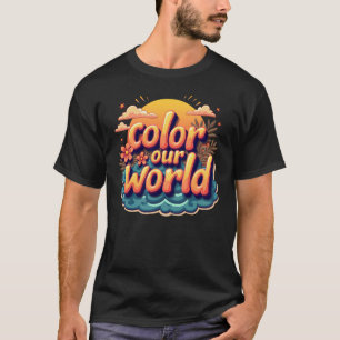 T-shirt Bookworm Color Our World Summer Reading