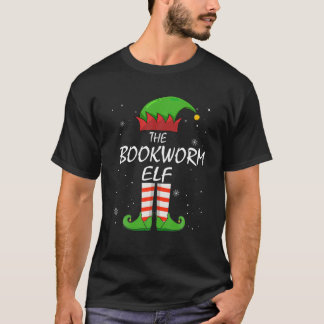 T-shirt BOOKWORM Elf Family Matching Group Christmas Pajam