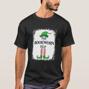T-shirt Bookworm Elf Matching Family Funny Christmas Party