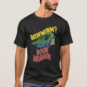 T-shirt Bookworm Livre Lecture Mythique Créature Mignonne