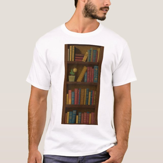 T-SHIRT BOOKWORM / RAT DE BIBLIOTHÈQUE (Devant)