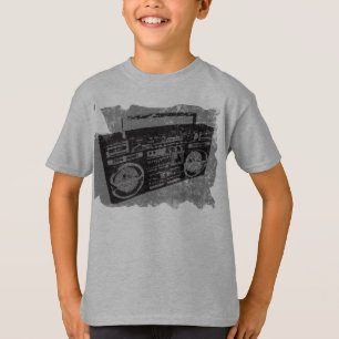T-SHIRT BOOM BOX RÉTRO COOL 80'S 90'S