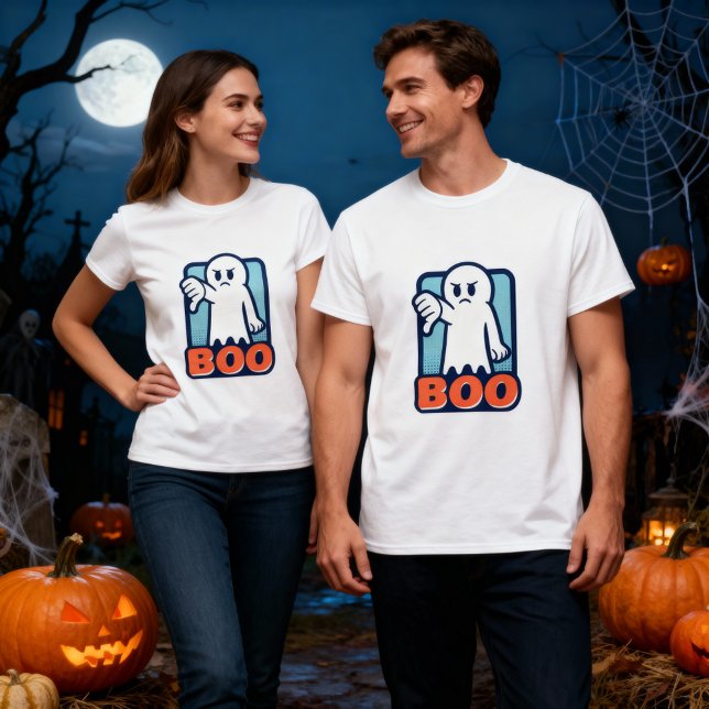 T-shirt Boom désapprouvant Grumpy Halloween design de fant (Créateur téléchargé)