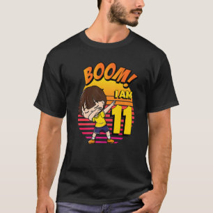 T-shirt Boom I'm 11 Birthday Boy 11th Birthday Party 1