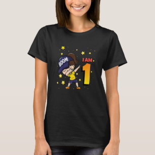 T-shirt Boom I'm 1 Girl Birthday 1er Birthday Party