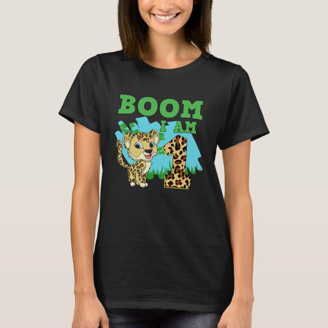 T-shirt Boom Im 1 Leopard (Devant)