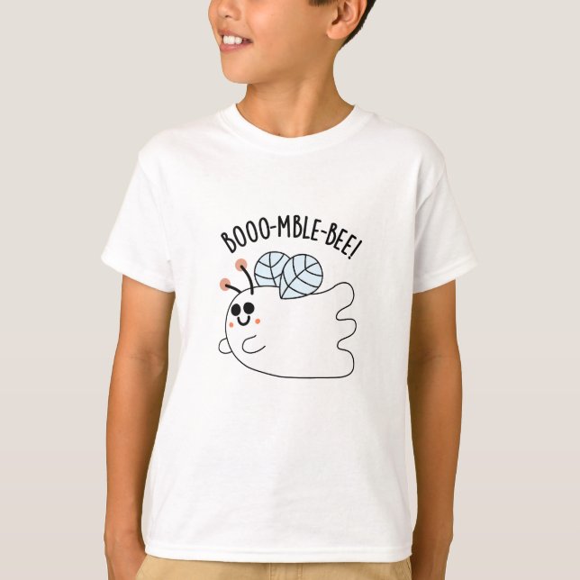 T-shirt Boomble Bee Funny Ghost Bee Pun (Devant)