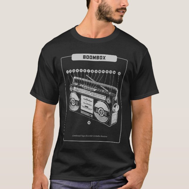 T-shirt Boombox (Devant)
