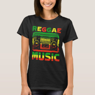 T-shirt Boombox de musique reggae Jamaïque