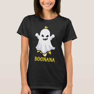 T-shirt Boonana Banana Ghost Scary Mignonne Costume Hallow