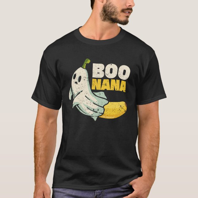 T-shirt Boonana Cute ghost banana Halloween (Devant)