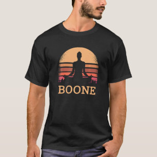 T-shirt Boone North Carolina Yoga Fitness Vintage Flexibil