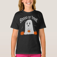 Booo ou friandise fantôme mignon dessin Halloween