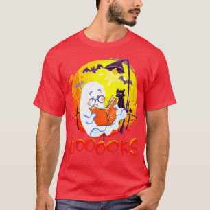 T-shirt Boooks Funny Halloween Teacher Book Library