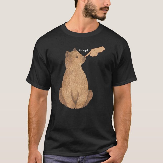 T-shirt Boop the Bear Funny Bear (Devant)