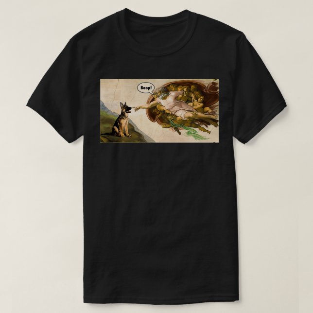 T-shirt Boop The Snoot of a German Shepherd Funny Dog Meme (Design devant)