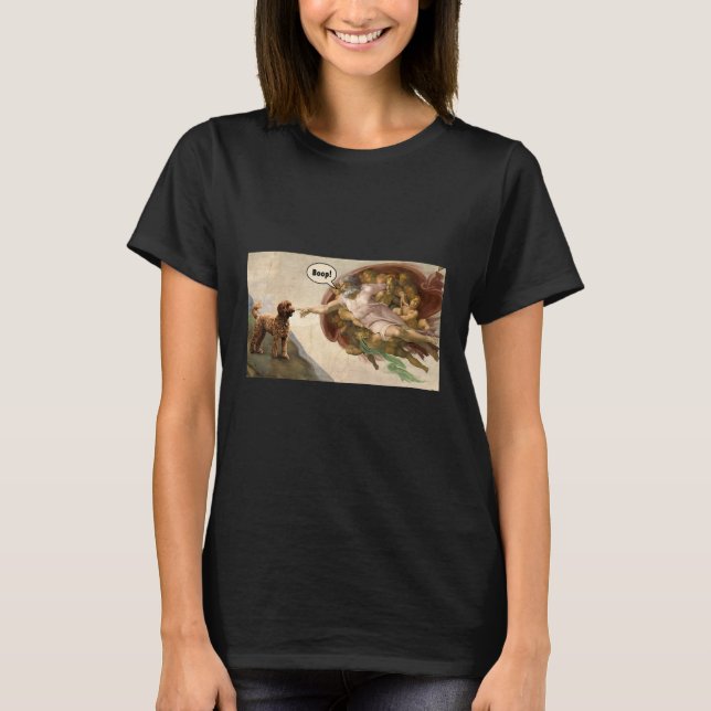 T-shirt Boop The Snoot of a Labradoodle Funny Dog Meme (Devant)