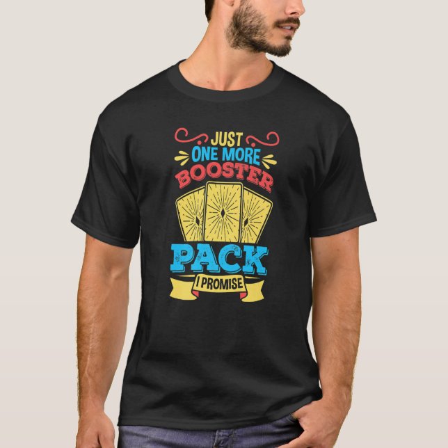 T-shirt Booster pack collectionneur de cartes de commerce  (Devant)