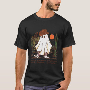 T-shirt Boot Scoot Éffrayant Fantôme Western Cowboy Ghost 
