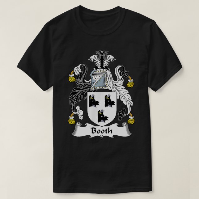 T-shirt Booth Coat of Arms  Family Crest  (Design devant)