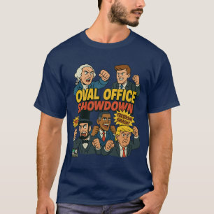 T-shirt Bootleg Cartoon Présidents