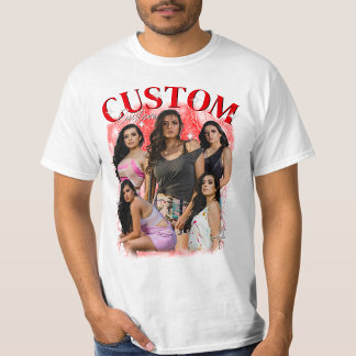 T-shirt Bootleg I Love My Hot Girl Heart GF 1WH1