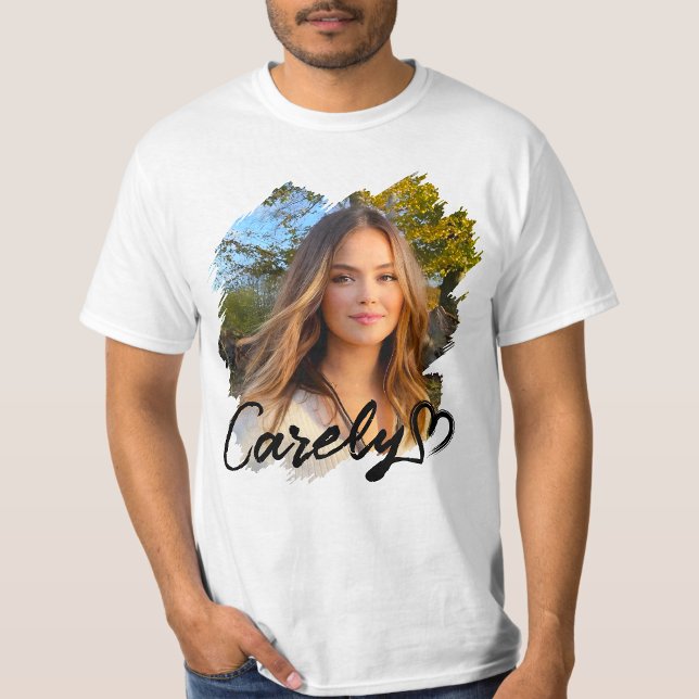 T-shirt Bootleg I Love My Hot Girlfriend Heart GF 3WH1 (Créateur téléchargé)