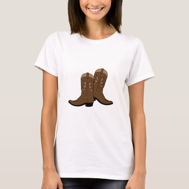 T-shirt Boots de Cowboy (Devant)