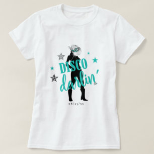 T-shirt Boots 'n Bling Disco Darlin' Turquoise ID925